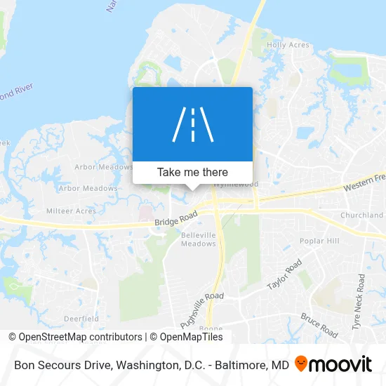 Bon Secours Drive map