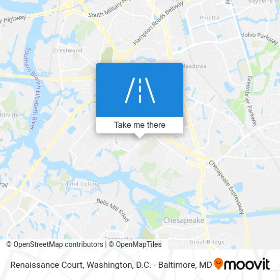 Renaissance Court map