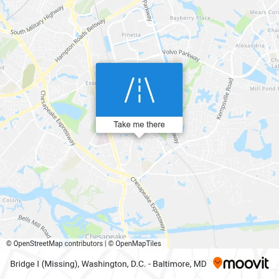 Bridge I (Missing) map