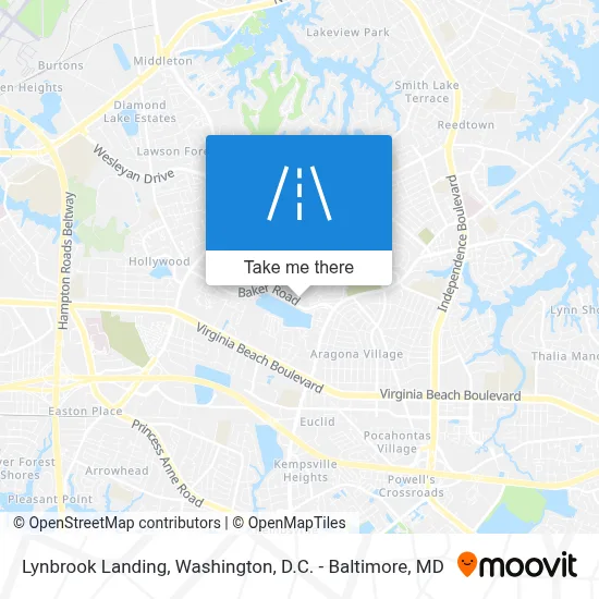 Lynbrook Landing map