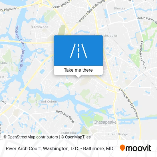 River Arch Court map