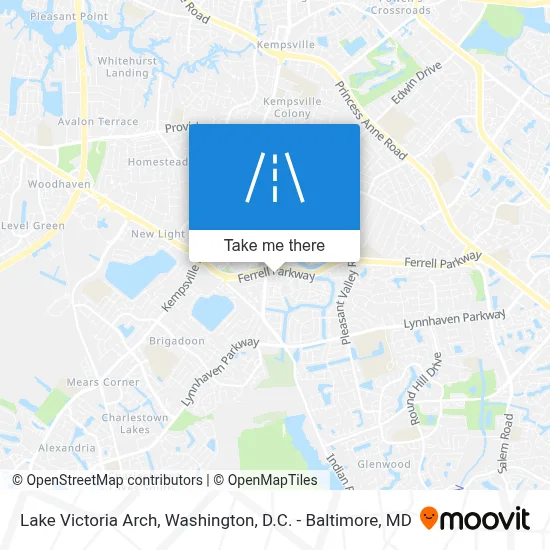 Lake Victoria Arch map