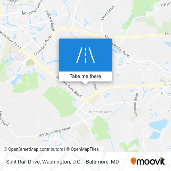 Split Rail Drive map