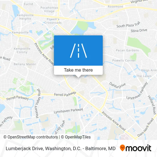 Lumberjack Drive map