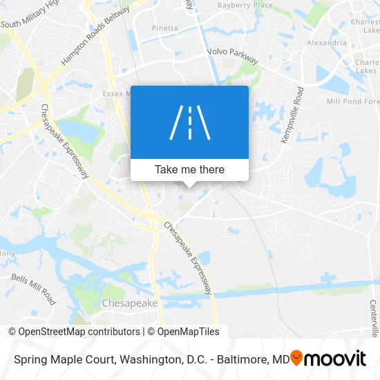 Spring Maple Court map