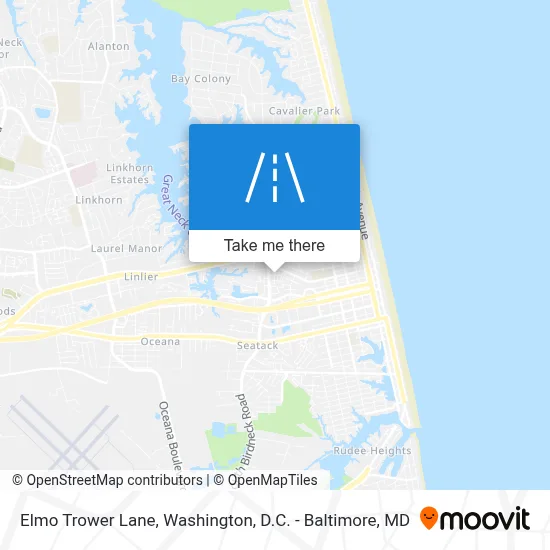 Elmo Trower Lane map