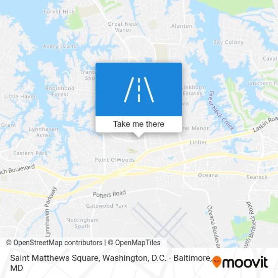 Saint Matthews Square map