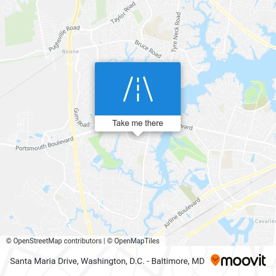 Santa Maria Drive map