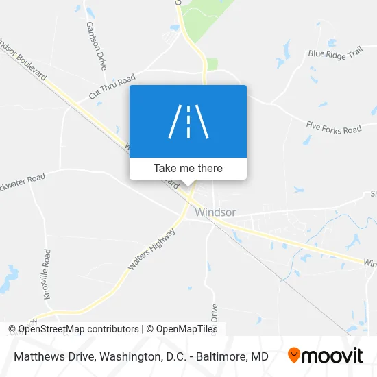 Matthews Drive map