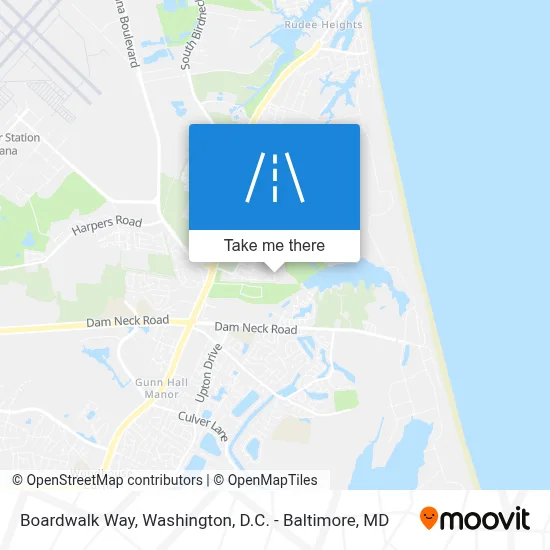 Boardwalk Way map