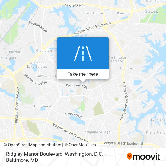 Ridgley Manor Boulevard map