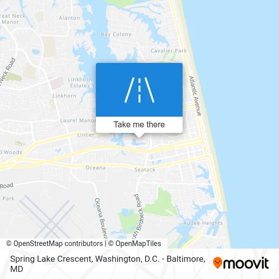 Spring Lake Crescent map