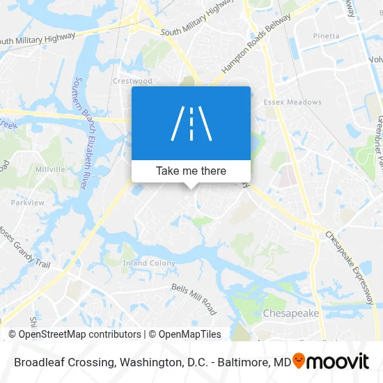 Broadleaf Crossing map
