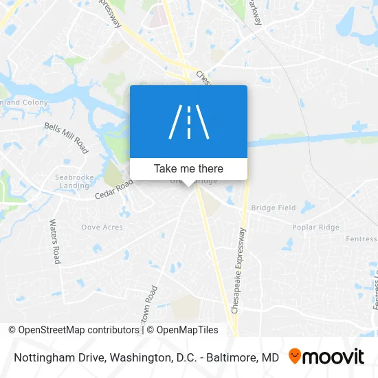 Nottingham Drive map
