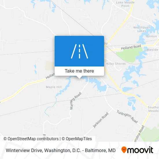 Winterview Drive map