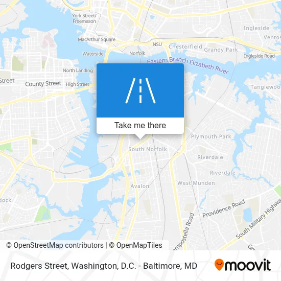 Rodgers Street map