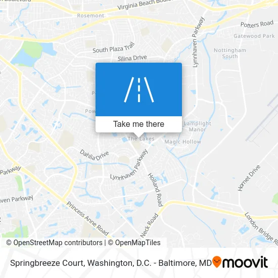 Springbreeze Court map