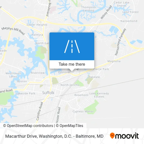Macarthur Drive map