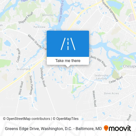 Greens Edge Drive map