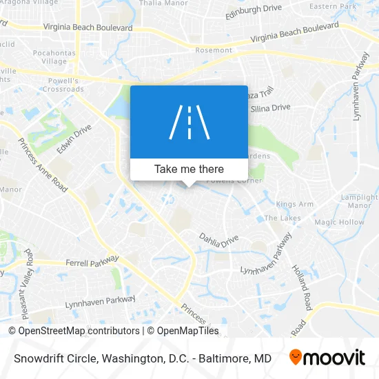 Snowdrift Circle map