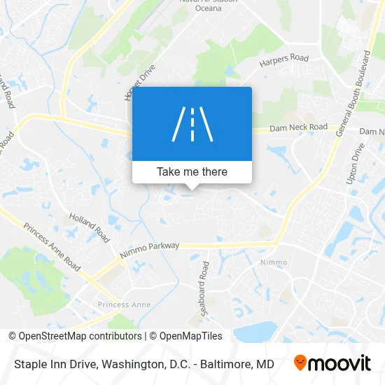 Staple Inn Drive map