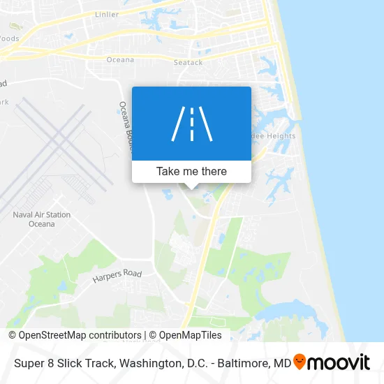 Super 8 Slick Track map