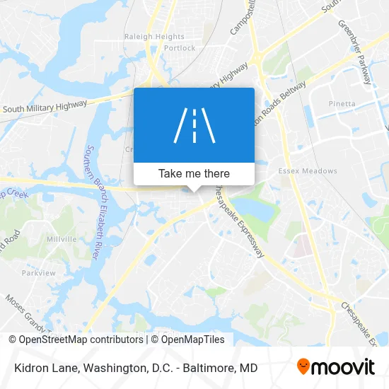 Kidron Lane map