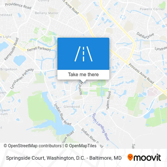 Springside Court map