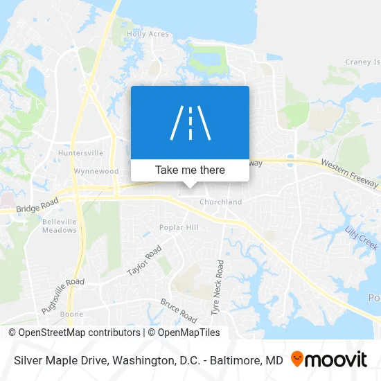 Silver Maple Drive map