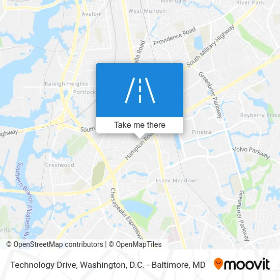 Technology Drive map
