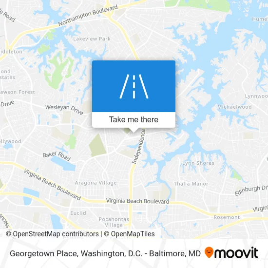 Georgetown Place map