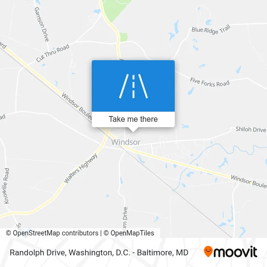 Randolph Drive map