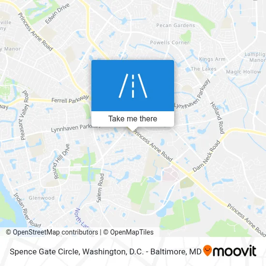 Spence Gate Circle map