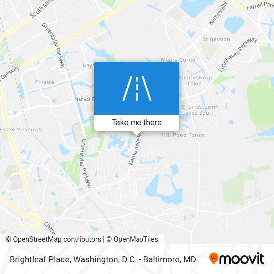 Brightleaf Place map