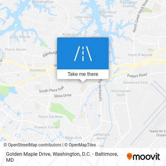 Golden Maple Drive map