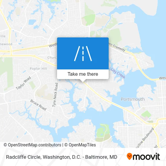 Radcliffe Circle map