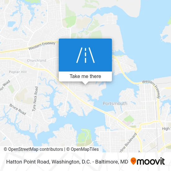 Hatton Point Road map