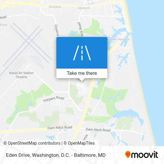 Eden Drive map
