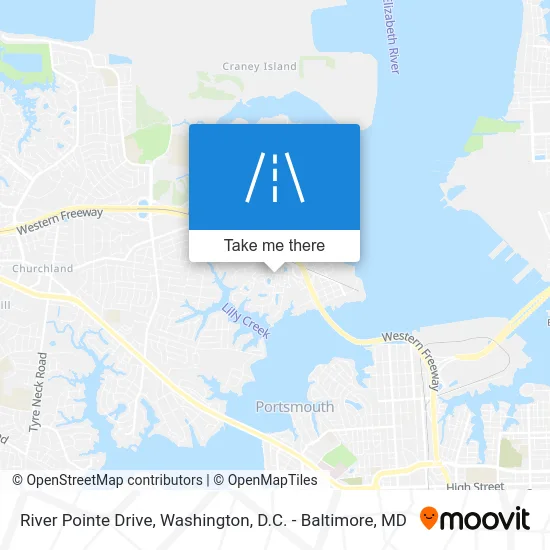 River Pointe Drive map