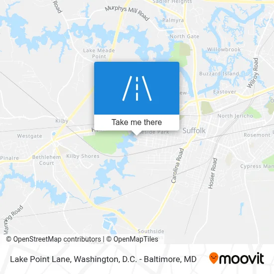 Lake Point Lane map