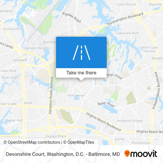 Devonshire Court map