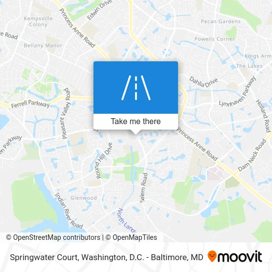 Springwater Court map