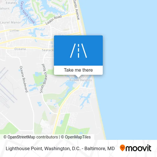 Lighthouse Point map