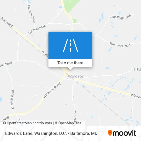 Edwards Lane map