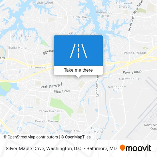 Silver Maple Drive map