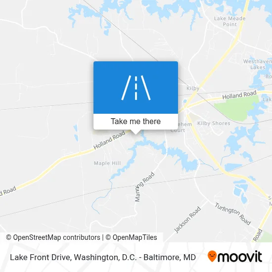 Lake Front Drive map