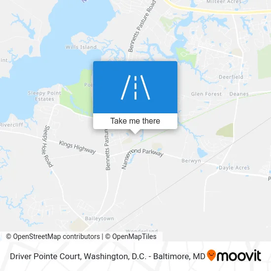 Driver Pointe Court map