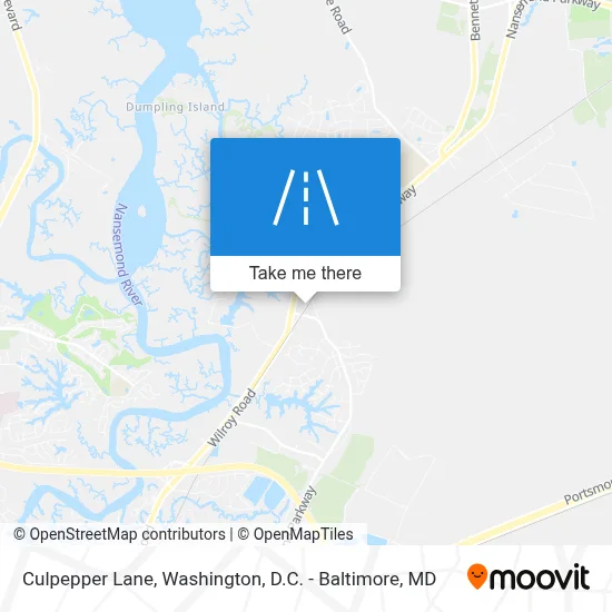 Culpepper Lane map