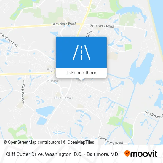 Cliff Cutter Drive map