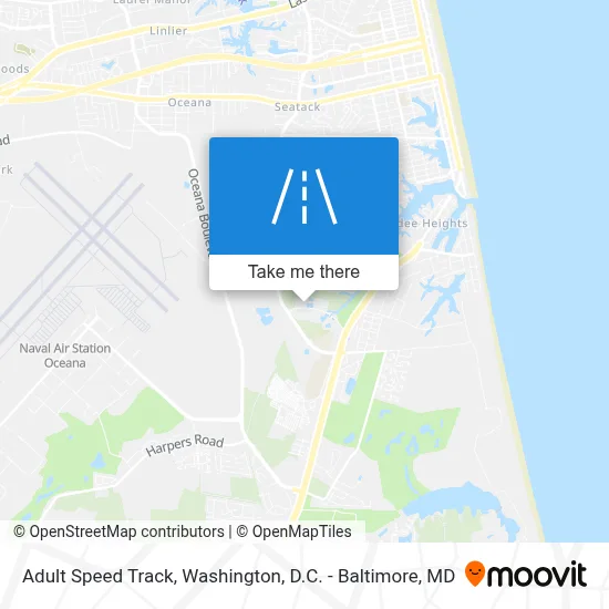 Adult Speed Track map